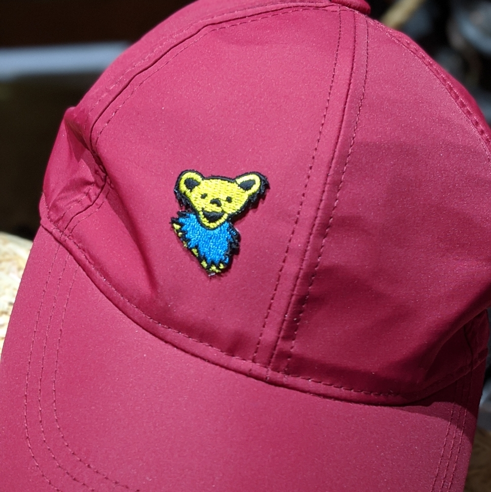 Nwot Grateful Dead Sun Bear Nylon Feel Cap View 2